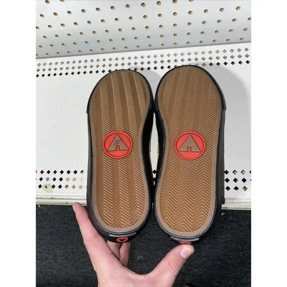 RARE AIRWALK Retro Smiley Face Logo Mens Athletic Lifestyle Skate Shoes Size 8 - Picture 7 of 8